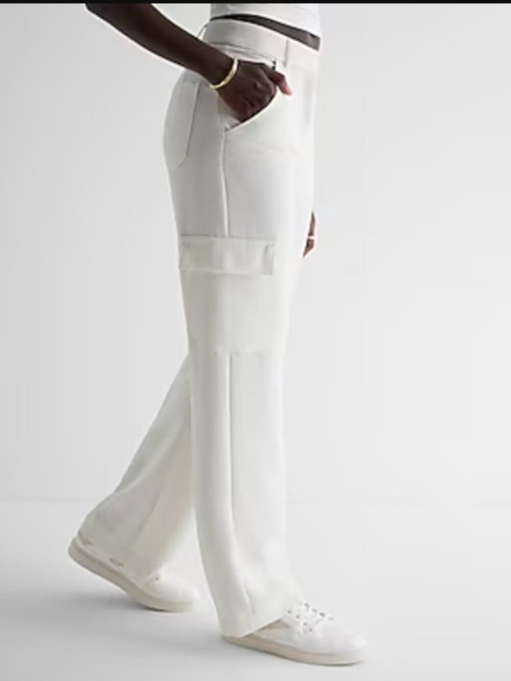 Express Super High Waisted Cargo Trouser Pant
